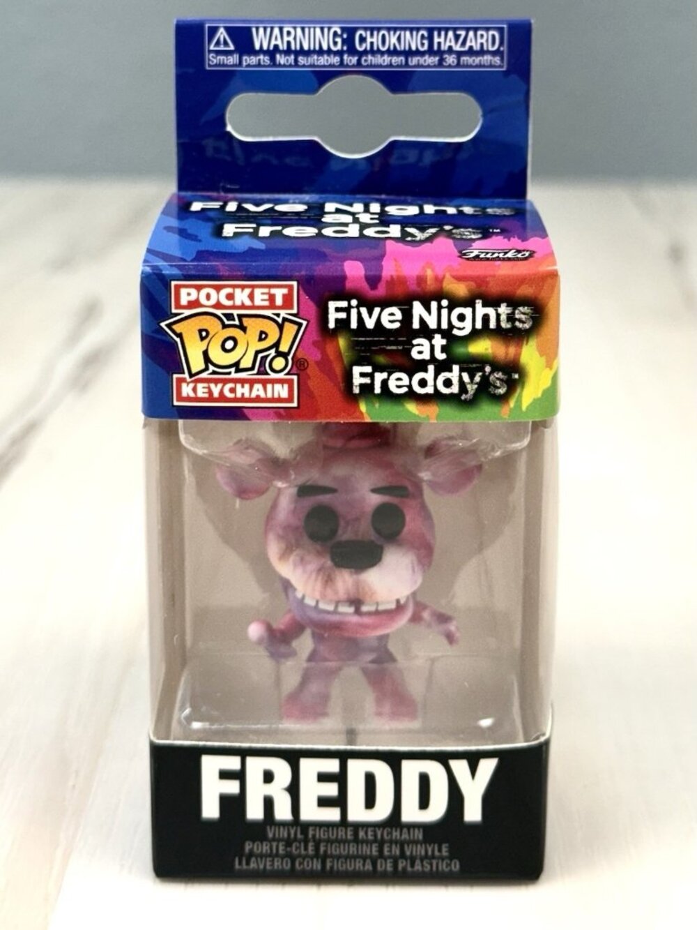 Five Nights At Freddy’s Pocket Pop Keychain Funko Tie Dye FREDDY FNAF Horror NIB